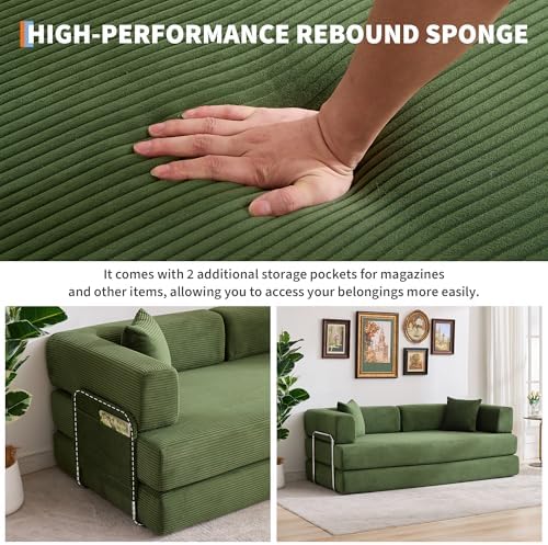 5-in-1 Convertible Sleeper Sofa Bed - Image 3