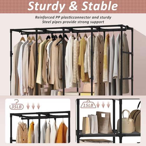Wardrobe Closet, Quick and Easy Assembly - Image 4