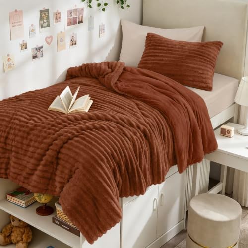 Sasttie Twin/Twin XL Comforter Set, Burnt Orange by SASTTIE