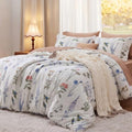Bedsure Floral King Size Comforter by BEDSURE