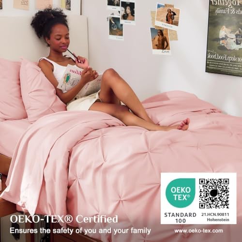 JOLLYVOGUE Twin Comforter Set 5 Pieces - Image 3
