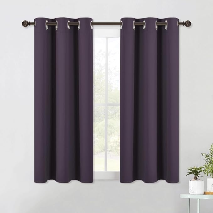 NICETOWN Blackout Window Curtains 60 inch Length 2 Panels, 34 x 60 Inch by NICETOWN
