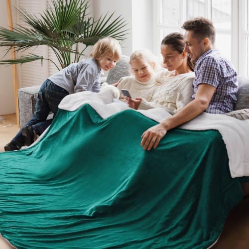 Bedsure GentleSoft Sherpa Fleece Cal King Blankets by BEDSURE