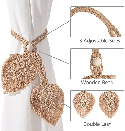 2 Pack Boho Curtain Tiebacks - Image 3
