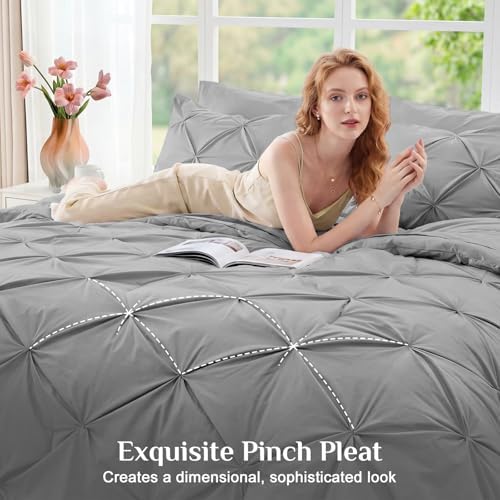 JOLLYVOGUE Twin XL Comforter Set 5 Pieces - Image 4