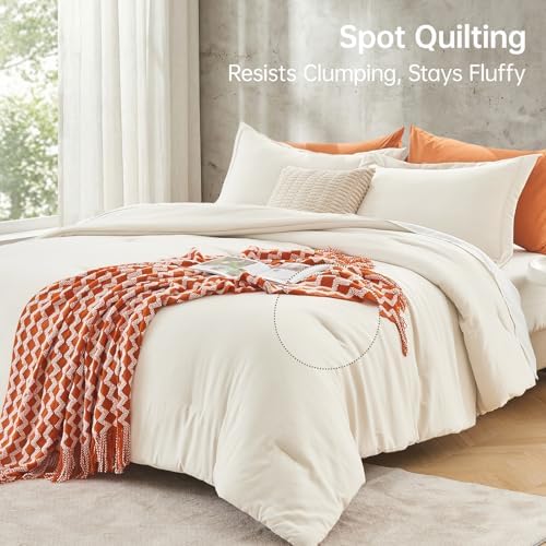 MUXHOMO Queen Comforter Set, 3-Piece All-Season Bedding - Image 5