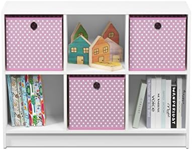 Furinno BASIC Book Shelf, 6-Cube Bookshelf - Image 5