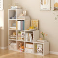 OSCHF Ladder Cube Storage Bookcase, 10-Cube Corner Shelf by OSCHF