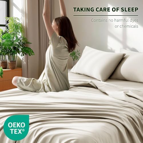 100% Egyptian Cotton Sheet Set 4 Piece, Luxury 1000 Thread Count - Image 7