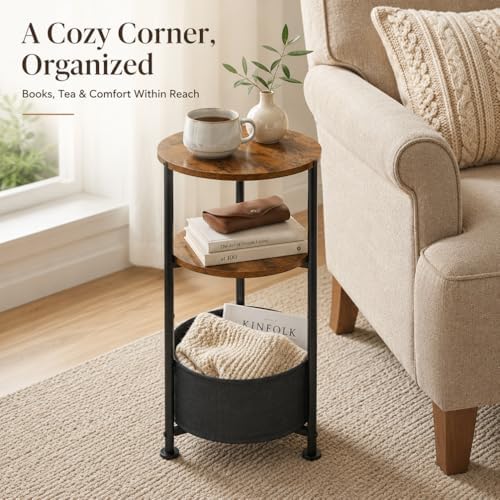 3-Tier Small Round Side Table - Image 4