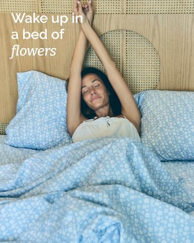 Twin 3 Piece Floral Sheet Set - Image 2