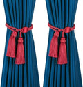 2 Pack Curtain Tiebacks with Tassel, Decorative Curtain Holdback by HedongHexi