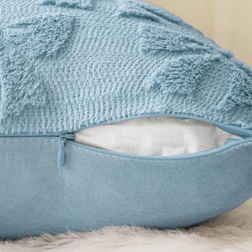 MIULEE Blue Bow Pillow Covers Coquette Room Decor 18x18 - Image 5