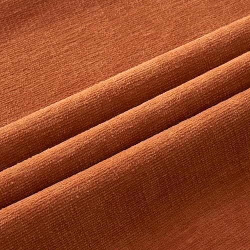 MIULEE Halloween Fall Burnt Orange Chenille Lumbar Pillow Covers - Image 2