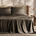 EverGrace 100% Rayon from Bamboo Sheet Set, King Size, Dark Brown by EVERGRACE