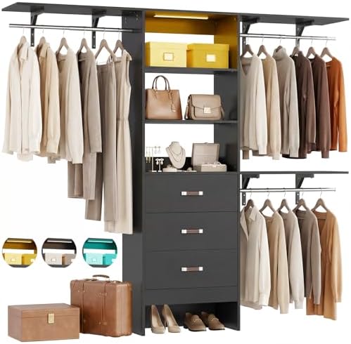 96" Wall Mounted Closet System by iSunirm