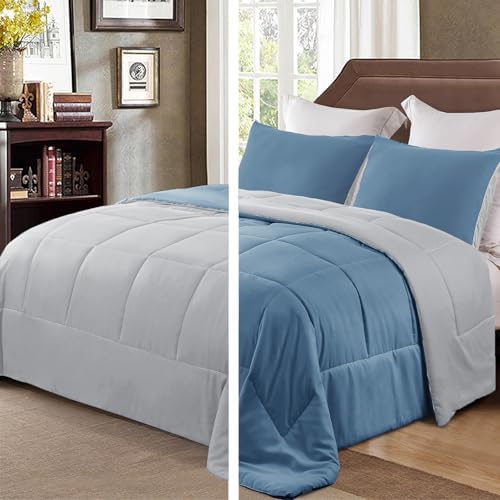 Exclusivo Mezcla Reversible Soft Queen Comforter Set, 3 Pieces by ExclusivoMezcla