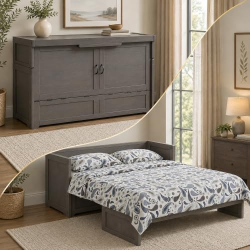 NIGHT & DAY Furniture Murphy Cube Cabinet Bed - Image 2
