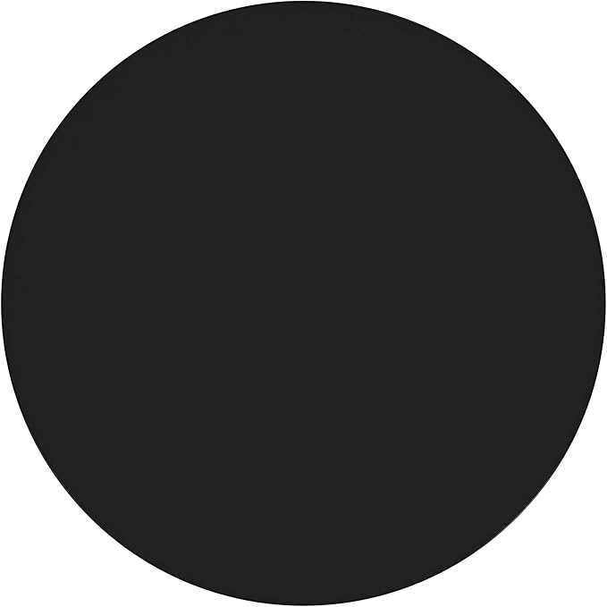 HomePop Black Mango Wood End/Side Round Table