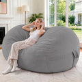 4FT Bean Bag Chair 4'Big Bean Bag Chairs by HABUTWAYMakeYourLifeComfortable