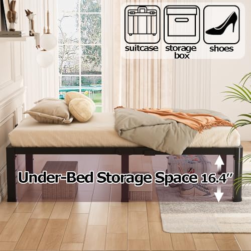 Bilily 18 Inch Full Size Bed Frame Metal Platform - Image 6