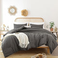 ROSGONIA Comforter Full Size for Girls Boys Teens Charcoal Grey by ROSGONIA