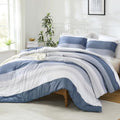 Litanika Mineral Blue King Size Comforter Set by Litanika