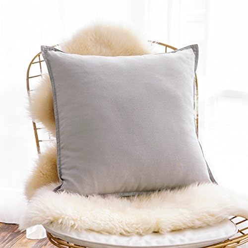 Jeanerlor Decorative Cotton Linen Chair Natural Throw Pillow Case, Sofa Durable - Image 2
