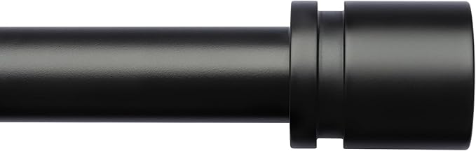 Byondeth Curtain Rods for Windows 16 to 170 Inches Adjustable Length 1 Inch by Byondeth