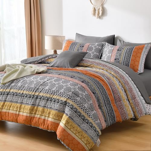 Cottolester Boho Comforter Set Queen Size by Cottolester
