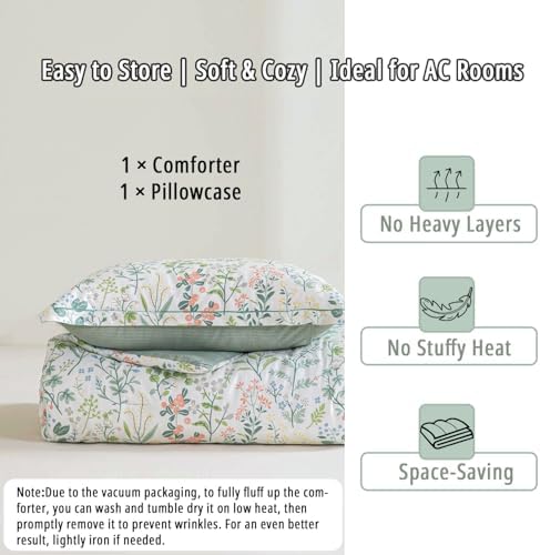 Floral Cotton Comforter Twin Size - Image 7