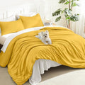 Litanika Queen Comforter Set, 3 Pieces Lightweight Solid Bed Set by Litanika