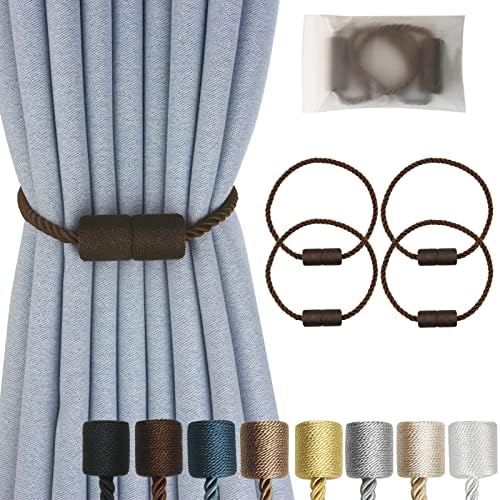 Magnetic Curtain Tiebacks Decorative Holdbacks Rope Tie Back Drapes Hangtty by CURTAINTIEBACKS