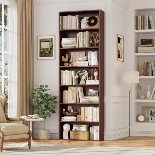 FACBOTALL 82" Tall Bookshelf Bookcase, 7-Tier Open Display Shelves - Image 2