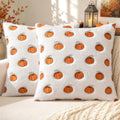 MIULEE Fall Pillow Covers 18x18 Bright Orange Pumpkin Fall Decor by MIULEE