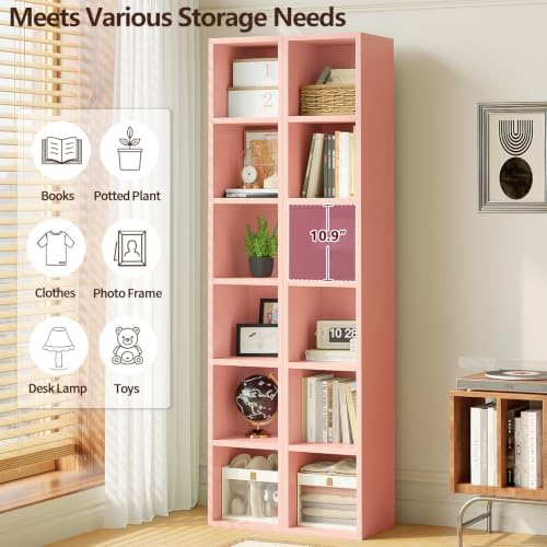 Zenira Narrow 6 Cube Storage Organizer - Image 5