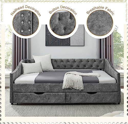 Wood Full Size Daybed, Day Bed Frame - Image 3