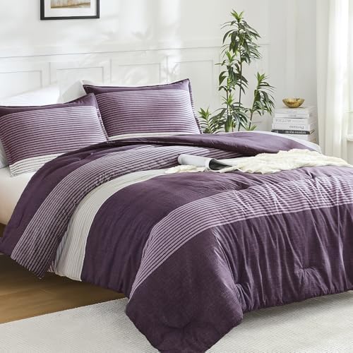 Litanika Purple Super King Comforter Set by Litanika