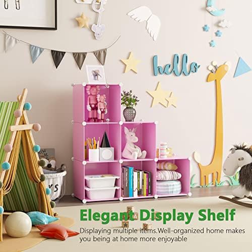 C&AHOME 6-Cube Storage Organizer Cube Shelf Closet Storage Bookcase - Image 4