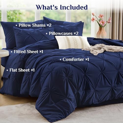 JOLLYVOGUE Queen Comforter Set 7 Pieces - Image 7