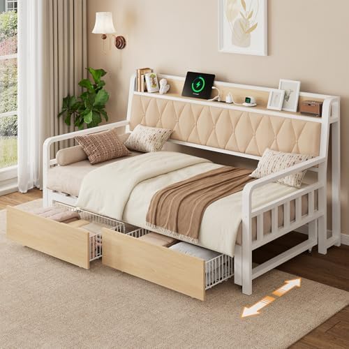ComfyCorner Twin to King Daybed, Convertible Sofa Bed by ComfyCorner