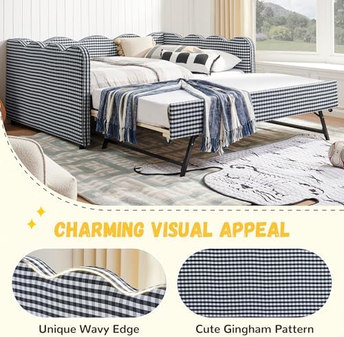 DEINPPA Full Size Gingham Daybed - Image 5