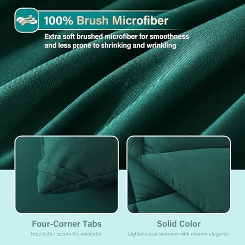 7pcs Solid Comforter Set Full Down Alternative Bedding Sets - Image 4