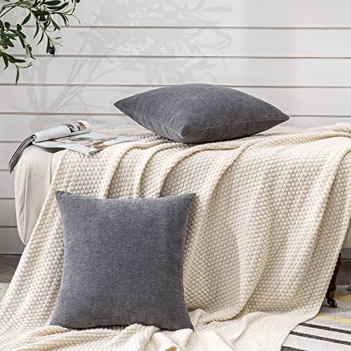 GAWAMAY Decorative Square Throw Pillow Covers 20"x20" Inch Set of 2, Super Soft - Image 5