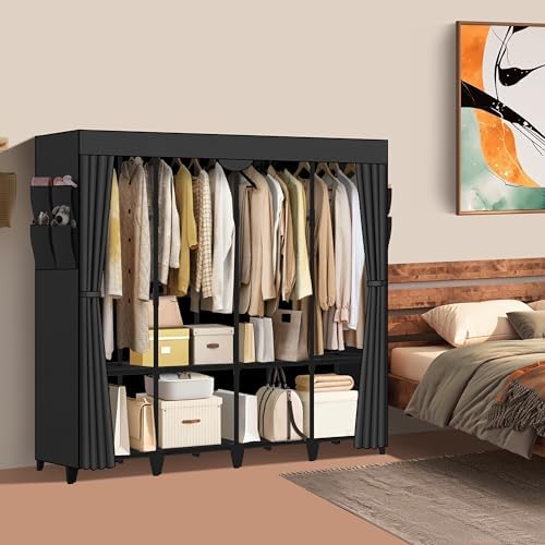 Wardrobe Closet, Quick and Easy Assembly - Image 2