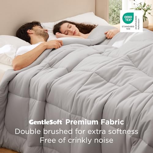 Bedsure Comforter Duvet Insert, Quilted Bedding Blanket - Image 4