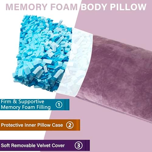 Body Pillow, Memory Foam Body Pillows - Image 2