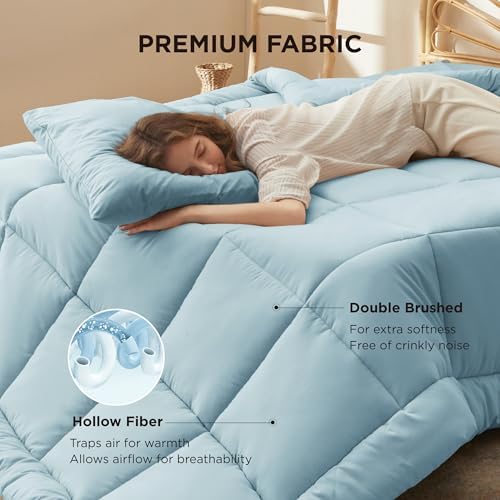 Bedsure Comforter Duvet Insert, Quilted Bedding Blanket - Image 3