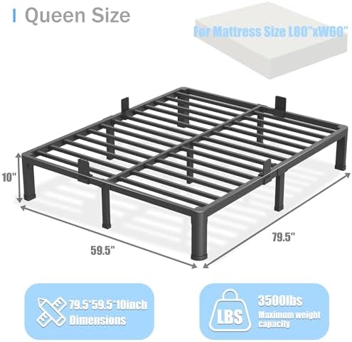 Yitong Angel 10 inch Queen Bed Frame - Image 3