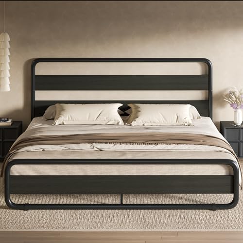 SHA CERLIN King Size Metal Bed Frame - Image 6